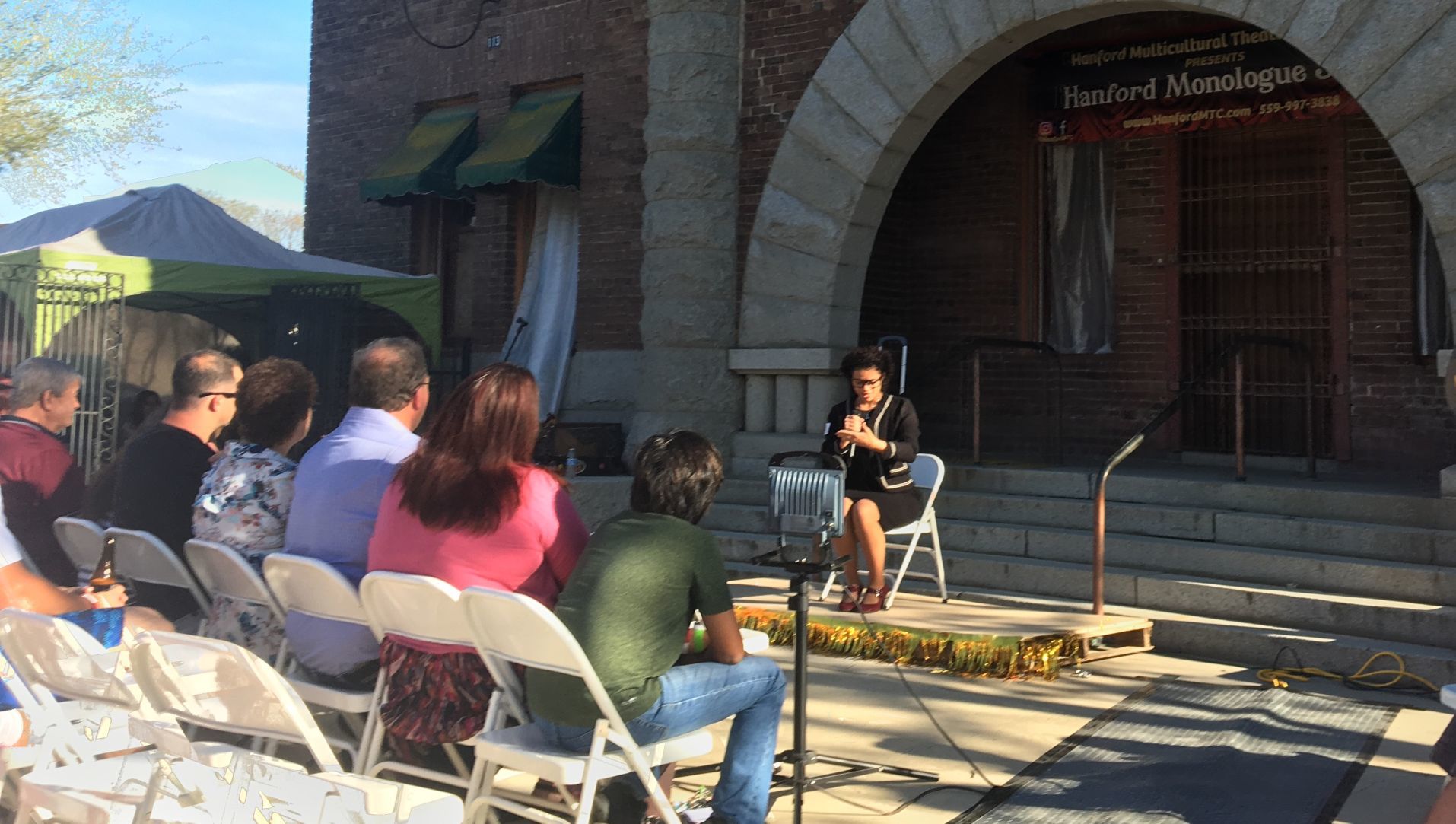 Slam - Keziah Willis and audience